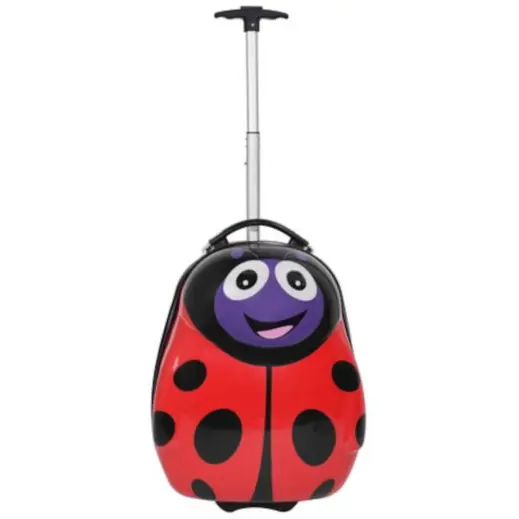 Kids Luggage Bag Ladybug Front